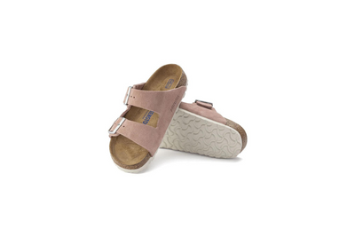 Arizona | Soft Footbed | Suede Pink Clay (narrow fit)