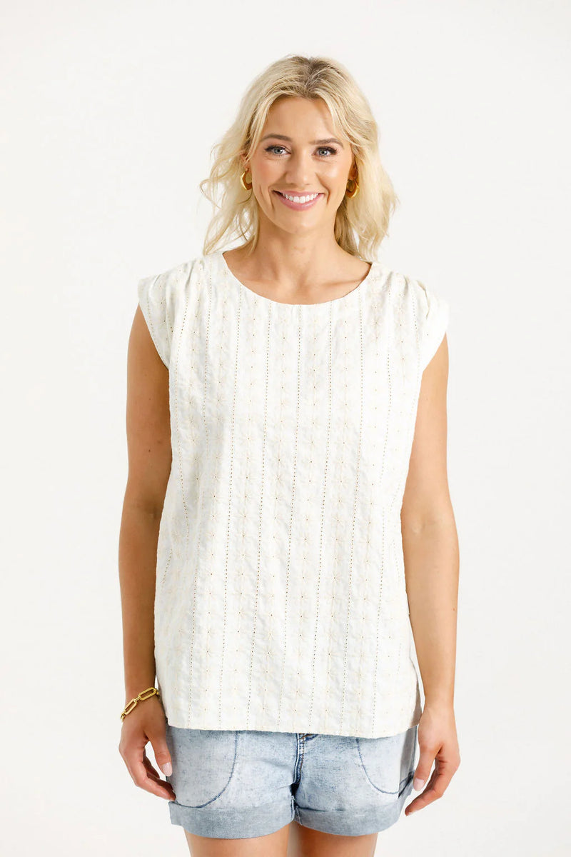 Daisy Top | Cream Daisies