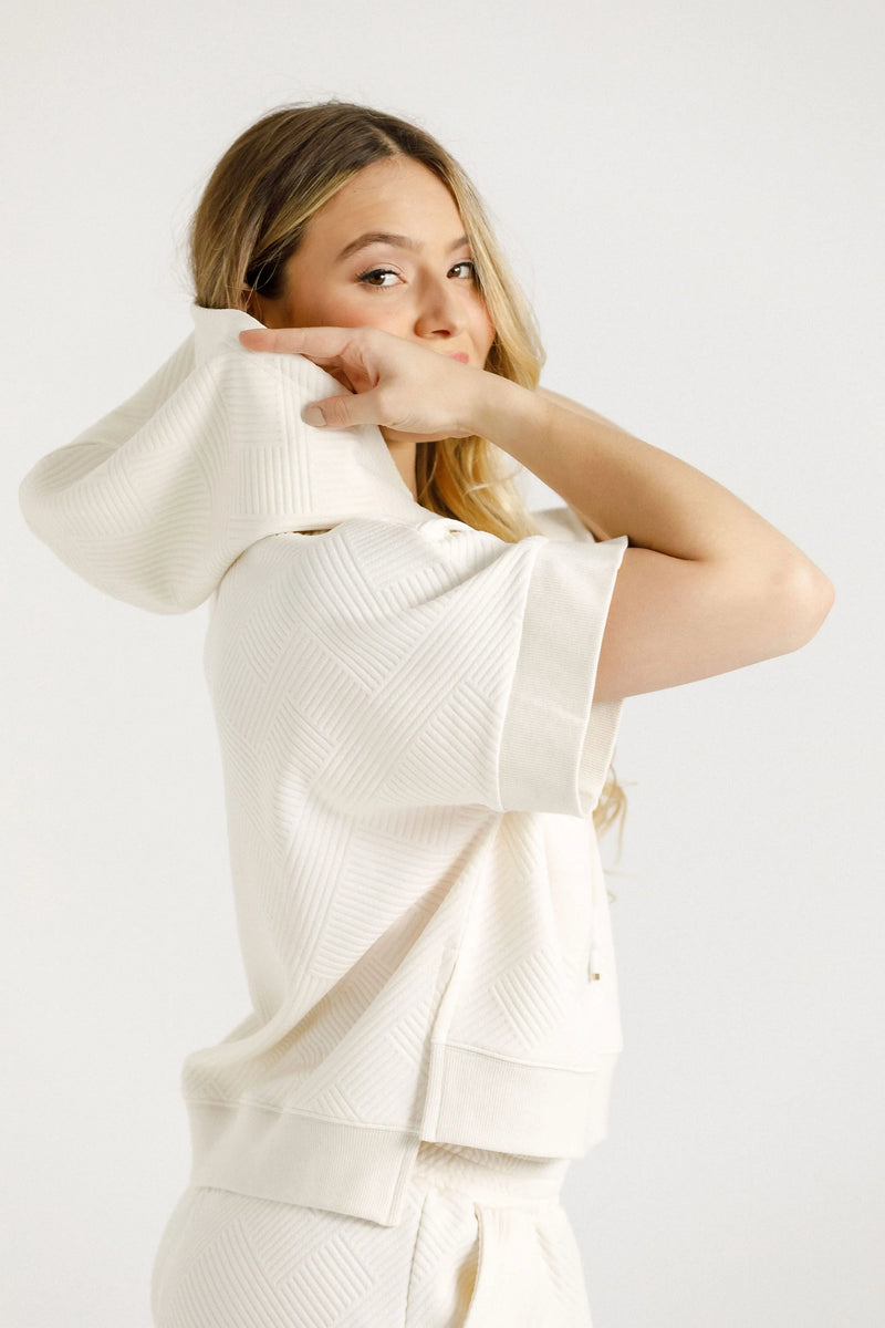 Cropped Sloppy Joe | Cream