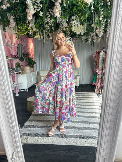 Tyler Midi Dress Floral