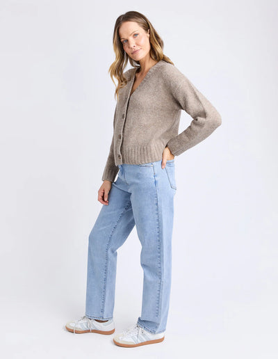 Jensen Button Cardi | Mushroom