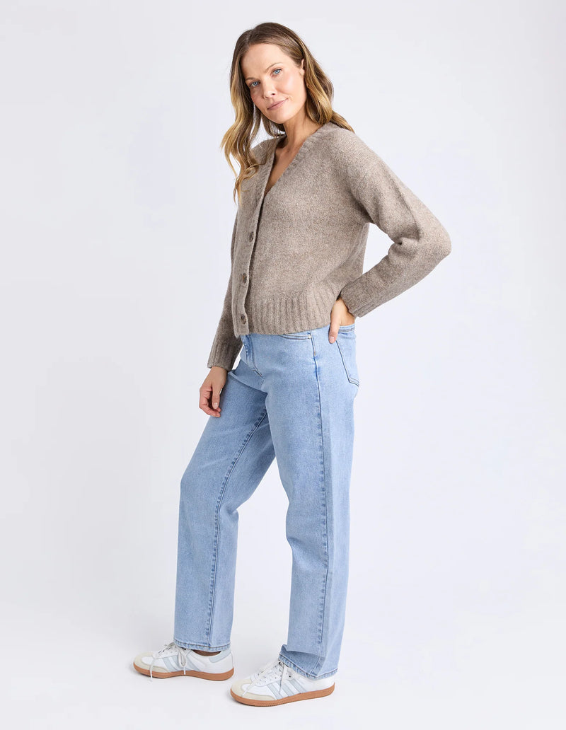 Jensen Button Cardi | Mushroom