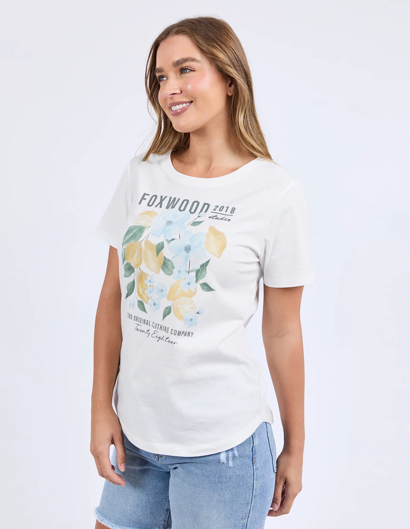 Limoncello Tee | Vintage White