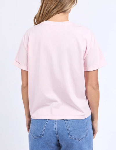 Huntleigh Oversized Tee | Pale Pink