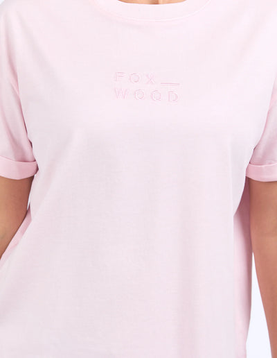 Huntleigh Oversized Tee | Pale Pink