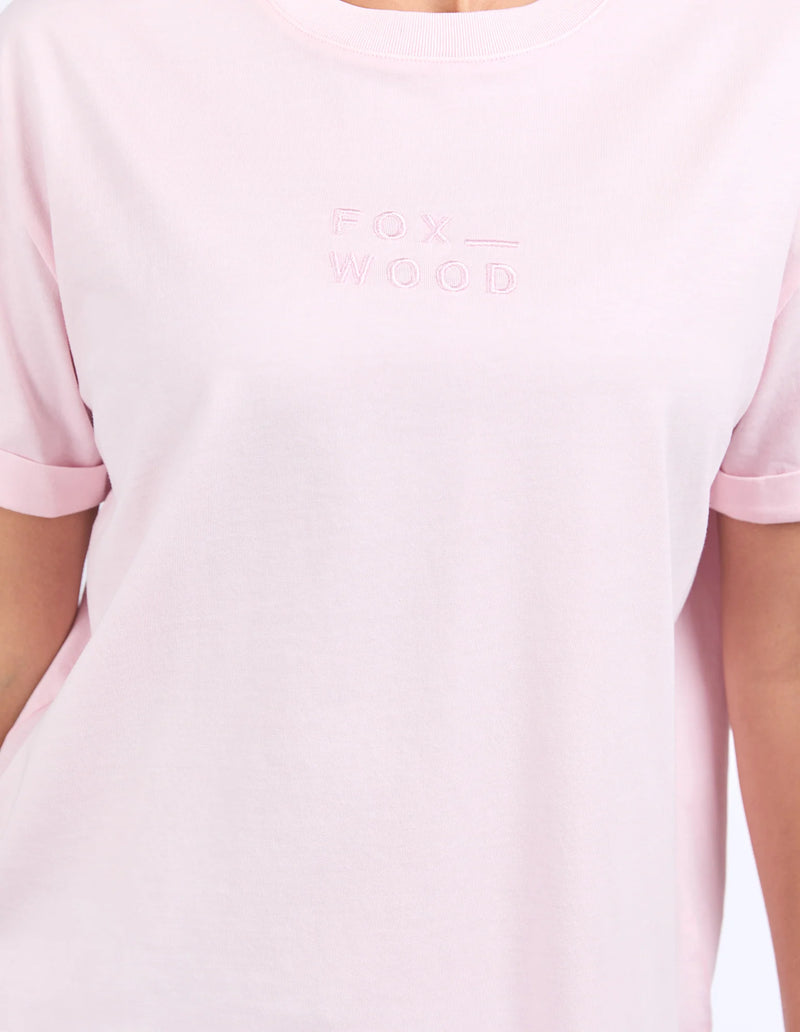 Huntleigh Oversized Tee | Pale Pink
