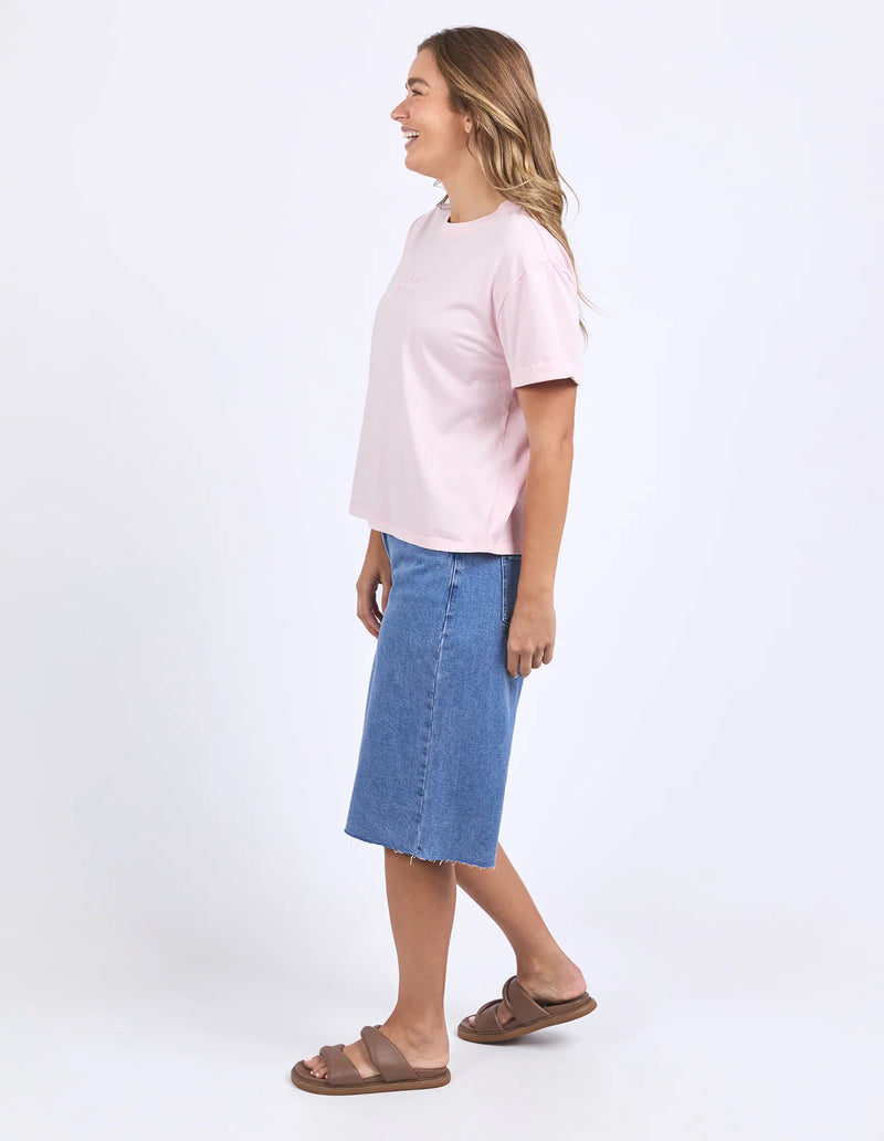 Huntleigh Oversized Tee | Pale Pink