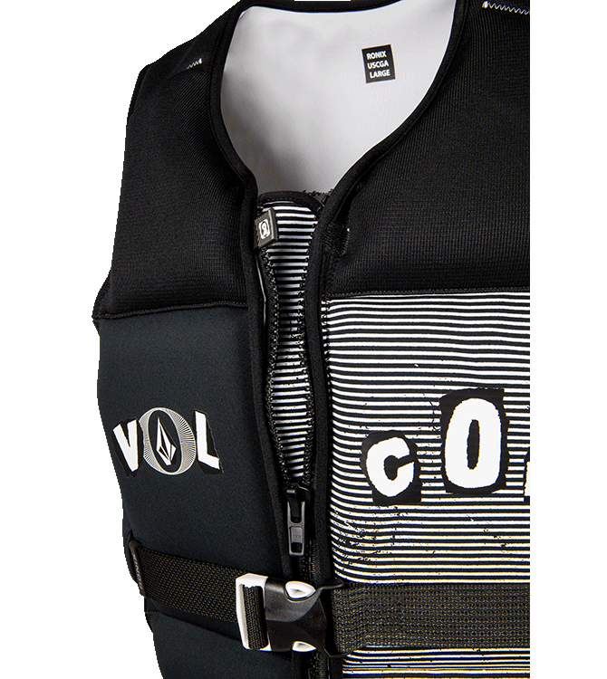 Ronix X Volcom | Life Vest (Black/White Clippings)