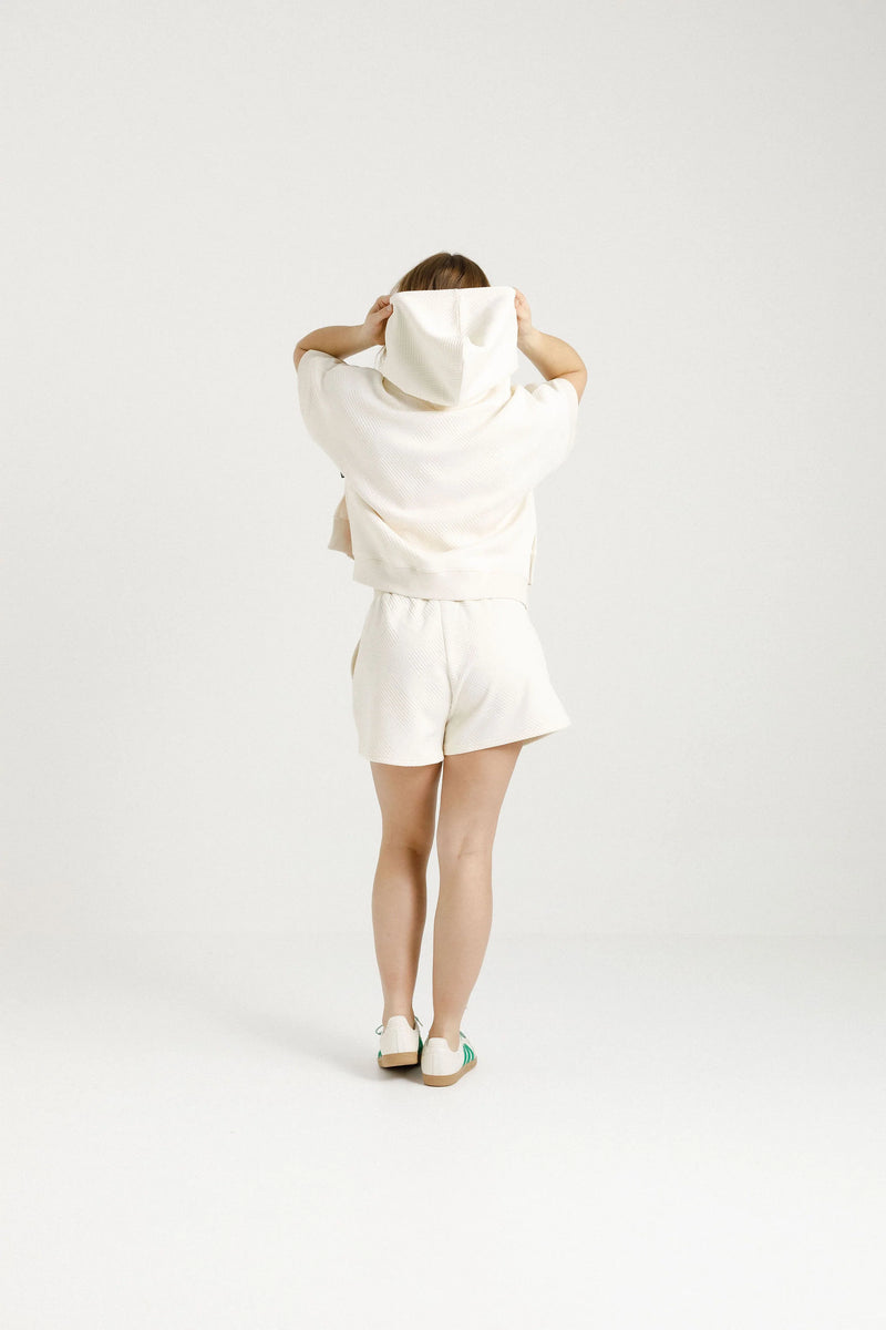 Cropped Sloppy Joe | Cream
