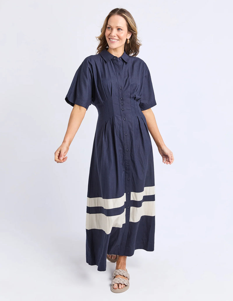 Scarlet Midi Dress | Navy