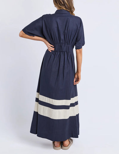 Scarlet Midi Dress | Navy
