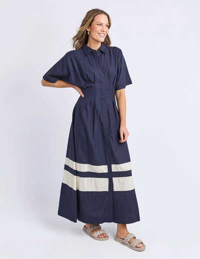 Scarlet Midi Dress | Navy