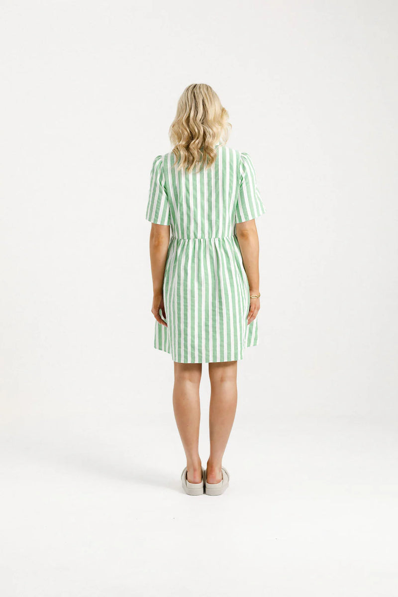 Cleo Mini Dress | Apple Stripes