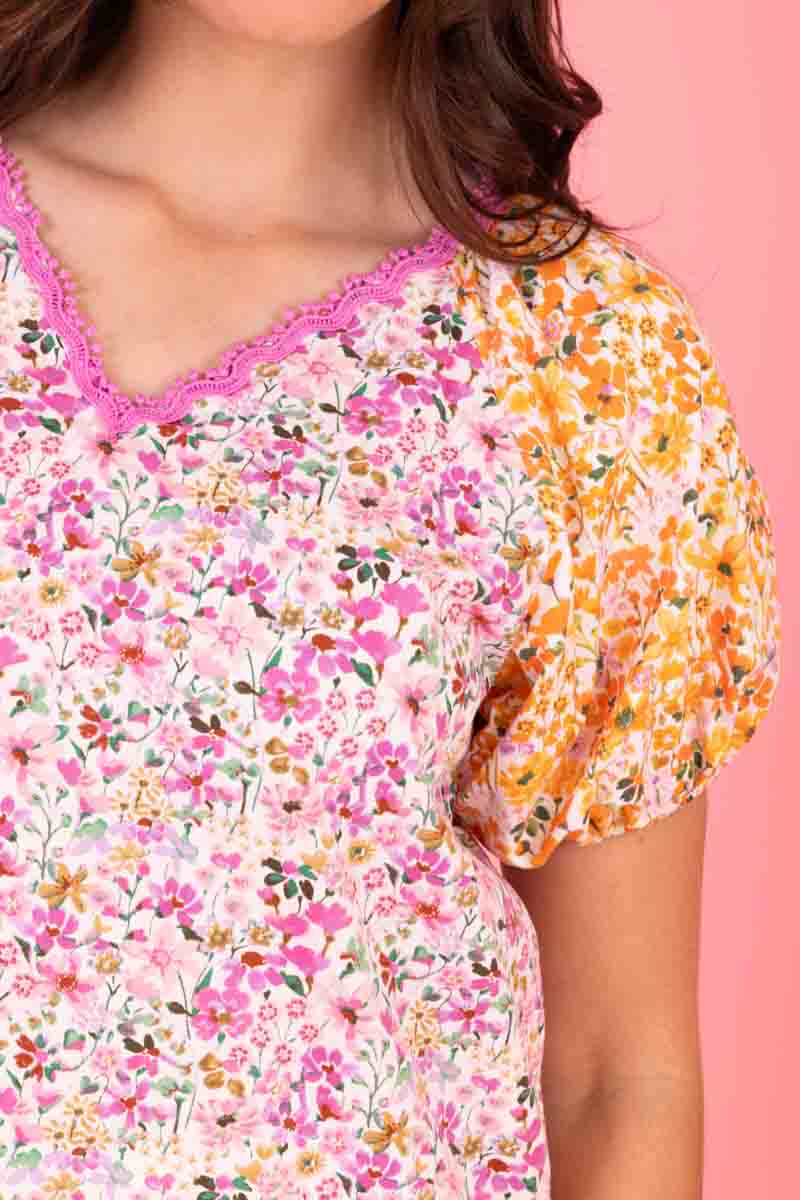 Ana Top | Floral