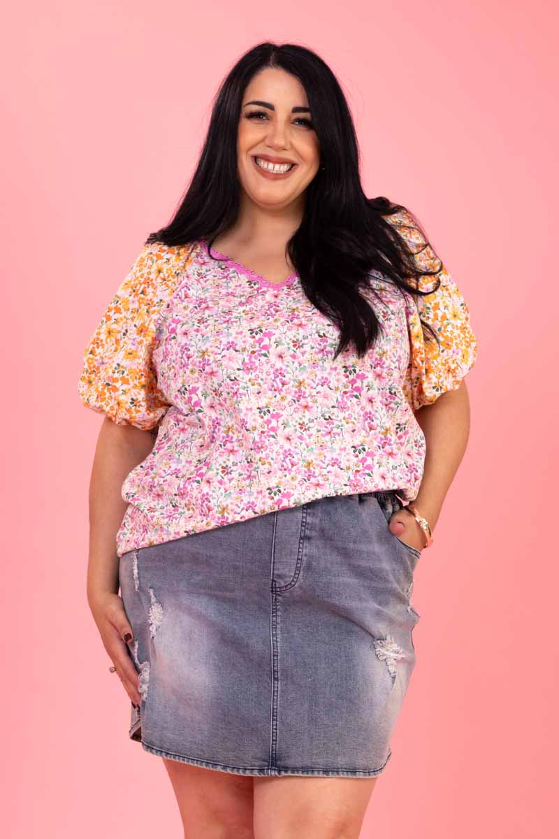 Ana Top | Floral