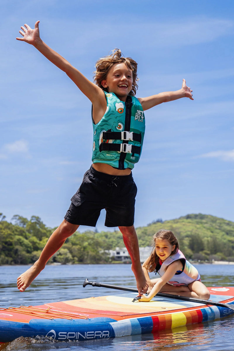 Cause Boys FE Youth Neoprene Eco Vest | Monster Green