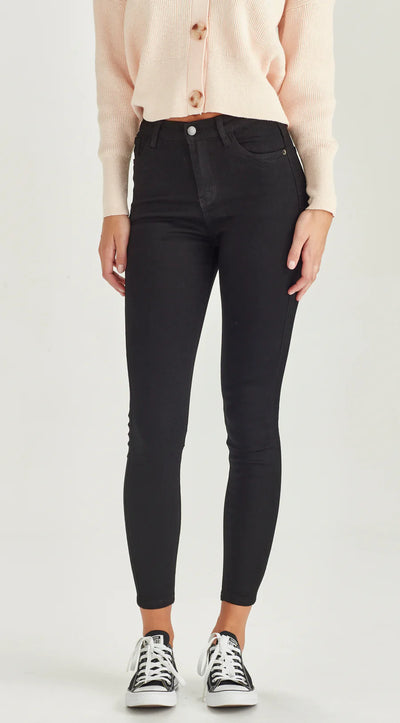 BOWIE | Ankle Grazer Jean Black