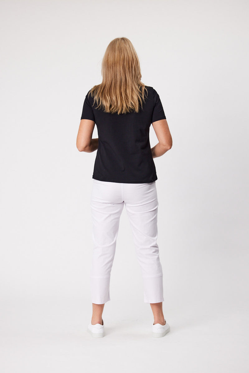 Julie Print T-Shirt | Black