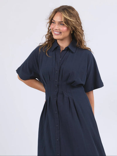 Scarlet Midi Dress | Navy