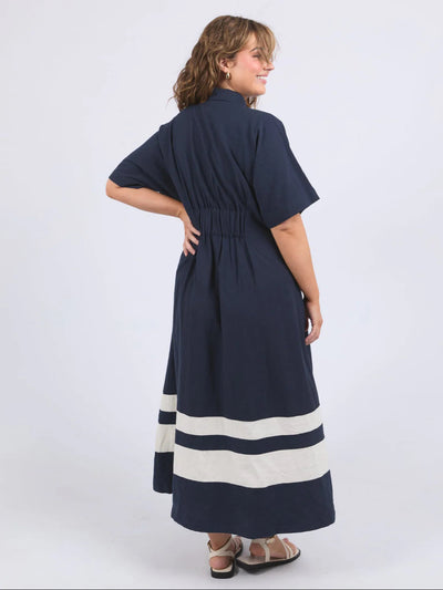 Scarlet Midi Dress | Navy