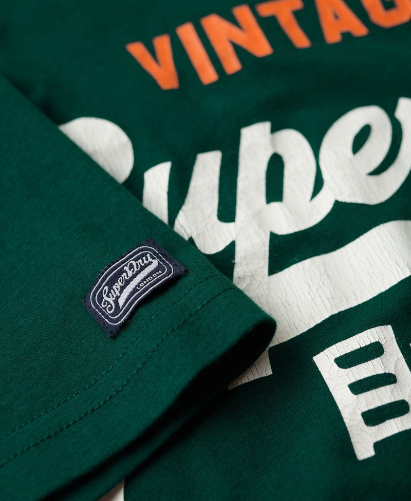 Classic Vintage Logo Heritage T-Shirt | Pine Green