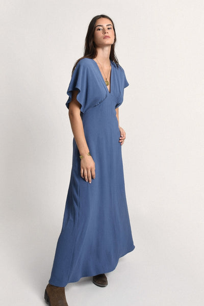 Maxi Dress | Blue Denim