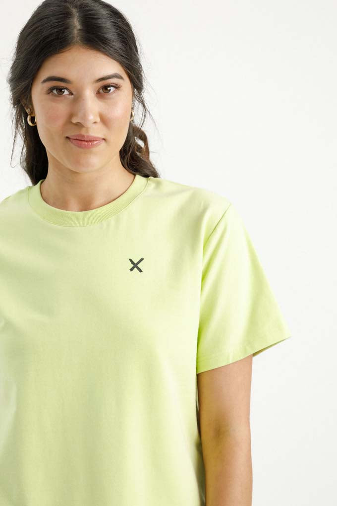 Chris Tee | Lime with Black X