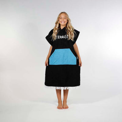 Poncho Towel | Black Blue
