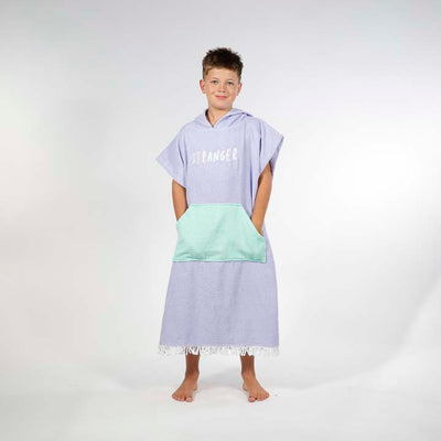 Poncho Towel | Light Purple Mint