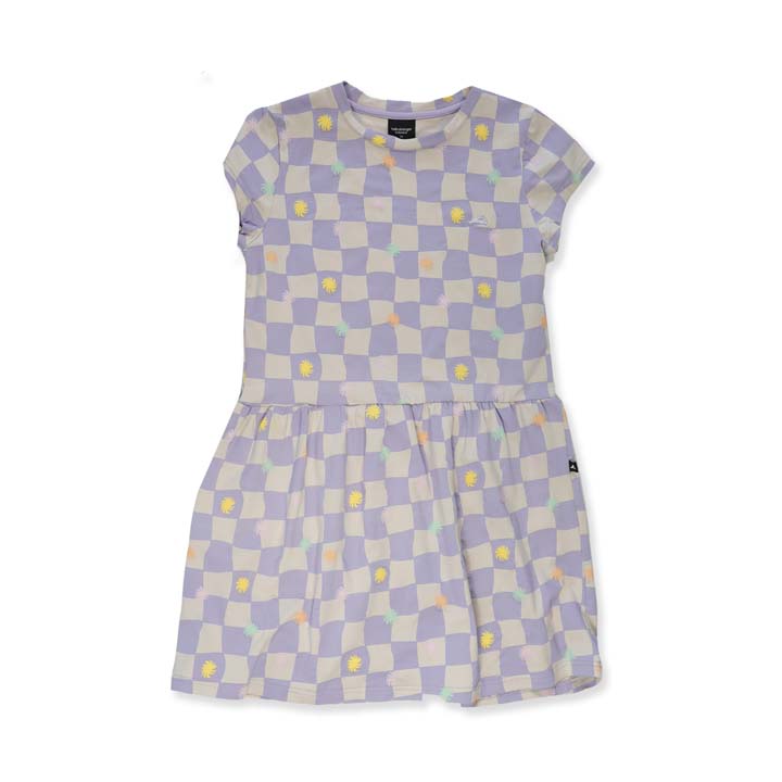 Palma Dress | Purple Check