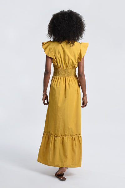 Maxi Dress | Yellow Mango