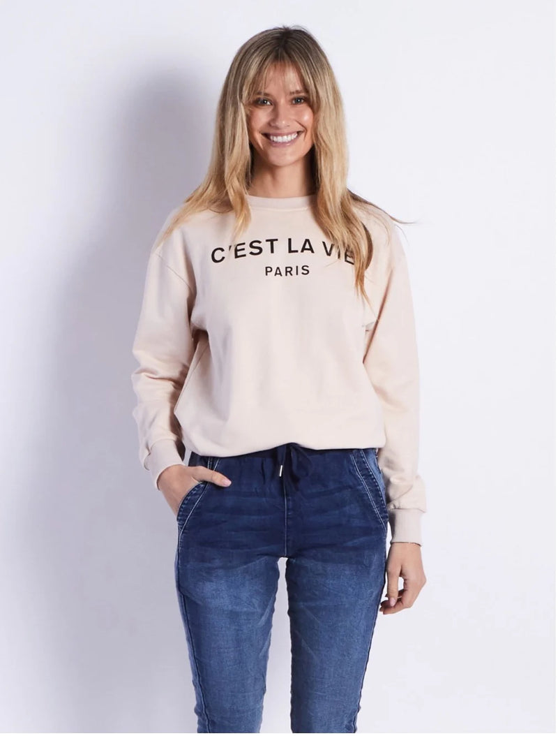 La Vie Sweat | Beige