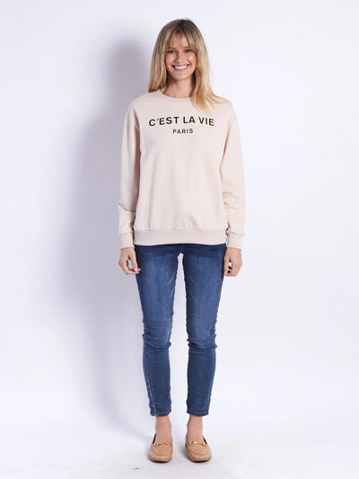 La Vie Sweat | Beige