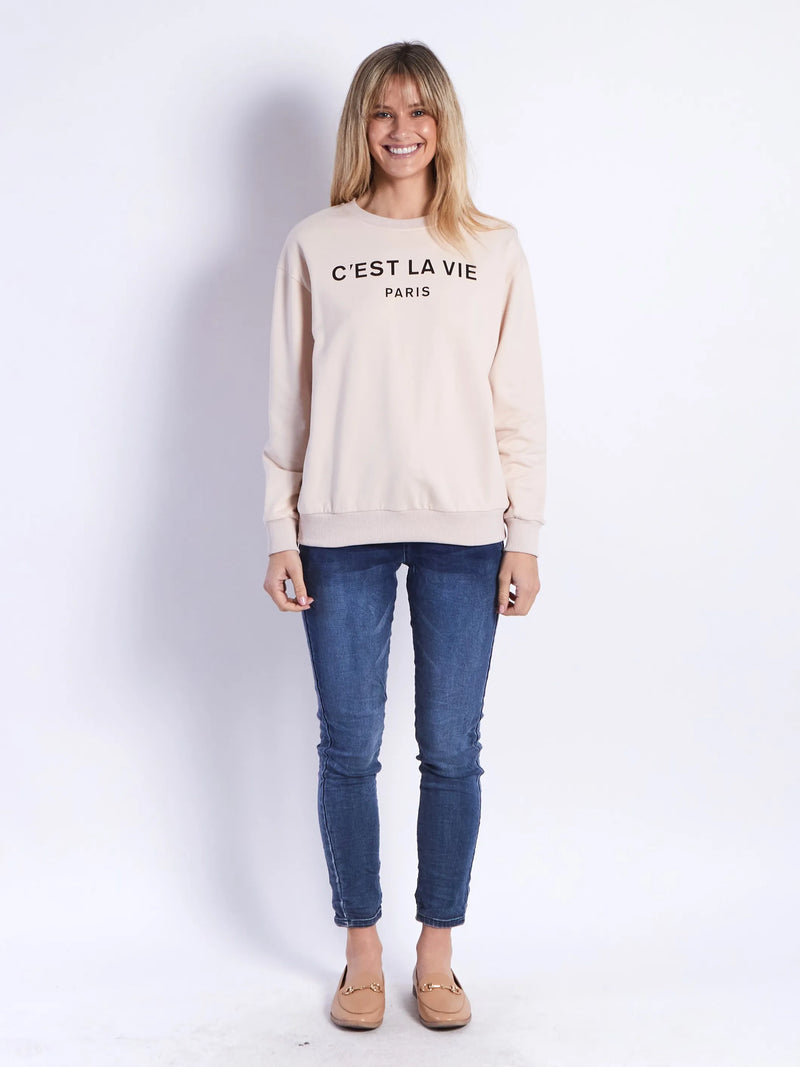 La Vie Sweat | Beige
