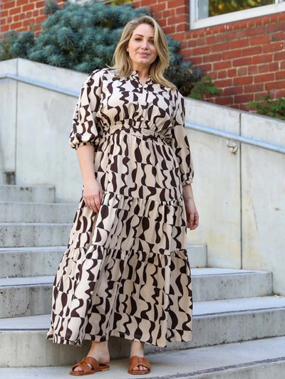 Zara Dress | Choc Print