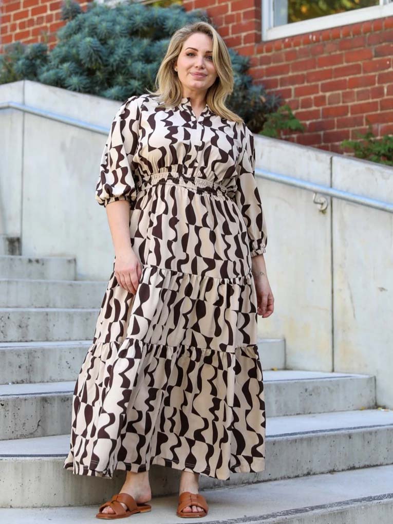 Zara Dress | Choc Print