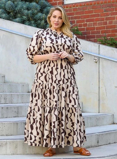 Zara Dress | Choc Print