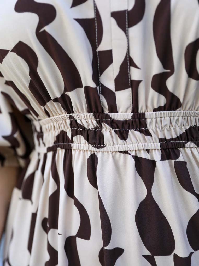 Zara Dress | Choc Print