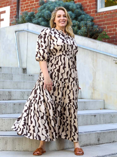 Zara Dress | Choc Print