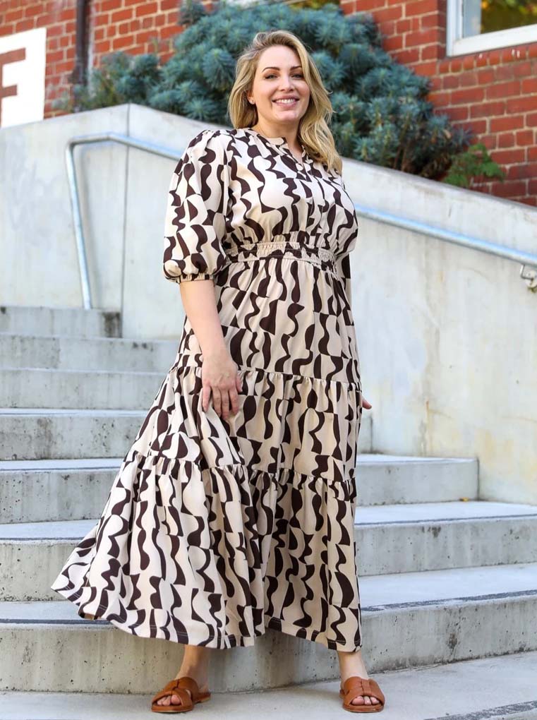Zara Dress | Choc Print