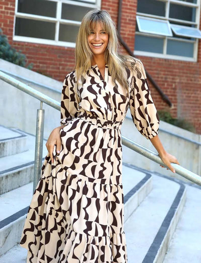 Zara Dress | Choc Print