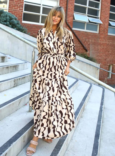 Zara Dress | Choc Print