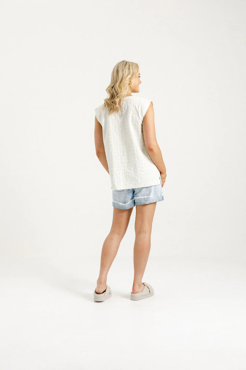 Daisy Top | Cream Daisies