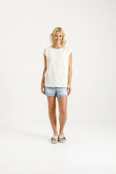 Daisy Top | Cream Daisies