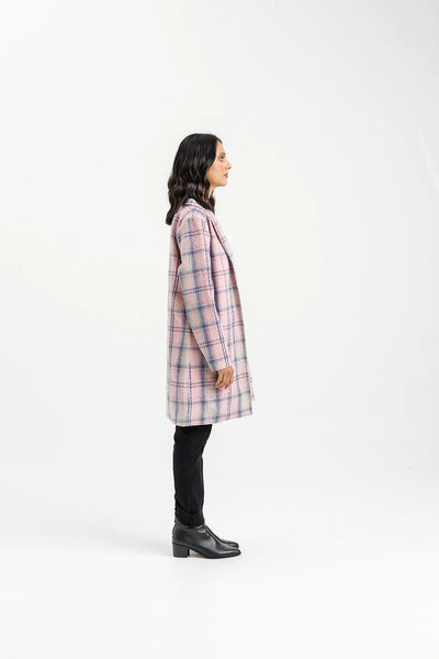 Haley Coat | Pink Plaid