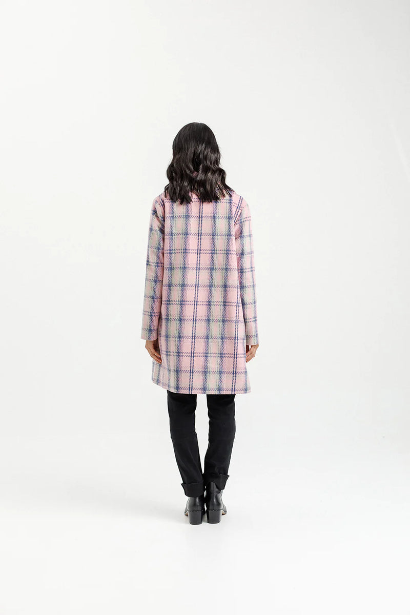 Haley Coat | Pink Plaid