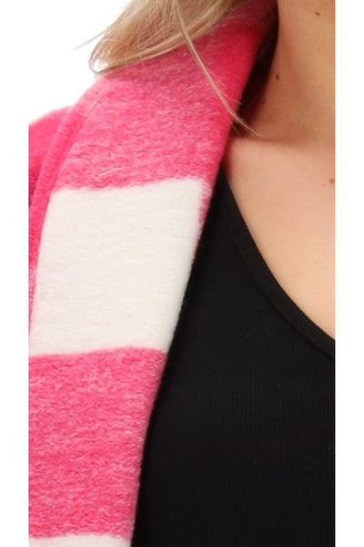 Bree Cardigan | Pink and White Check