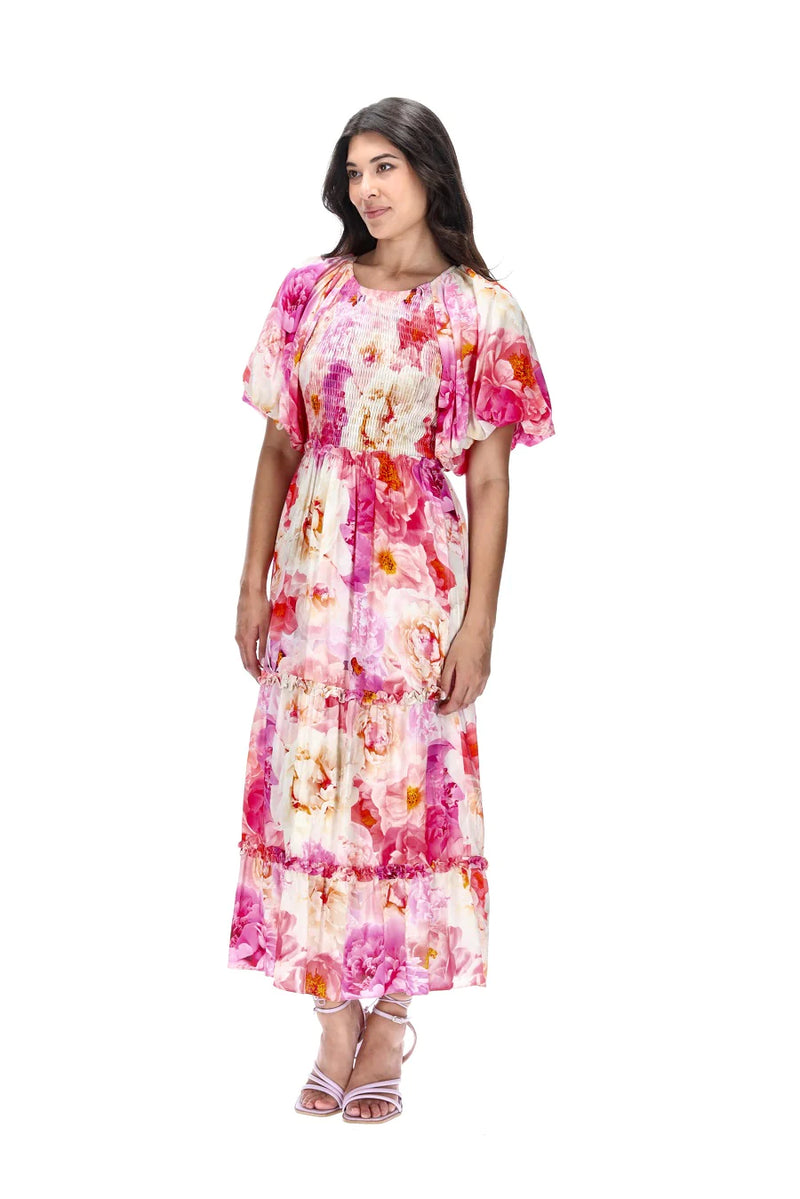 Courtney Maxi Dress | Pink Floral
