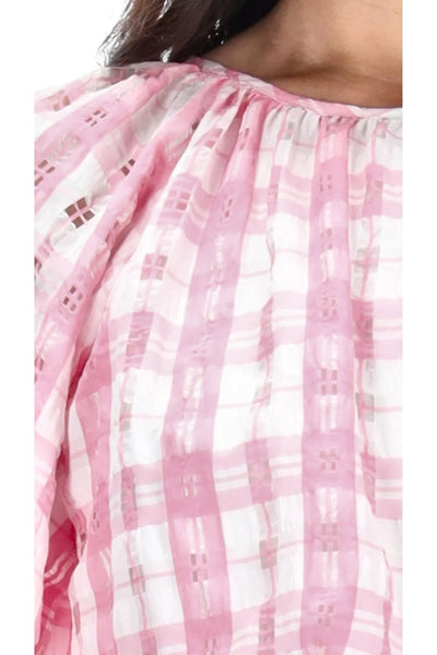 Madison Maxi Dress | Pink Check
