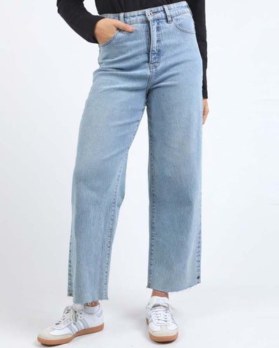 Sylvie Wide Leg Jean | Light Blue Wash